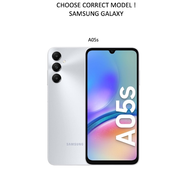 Samsung Galaxy A05s  plånbok skal fodral korthållare - BLÅ SAMSUNG A05s