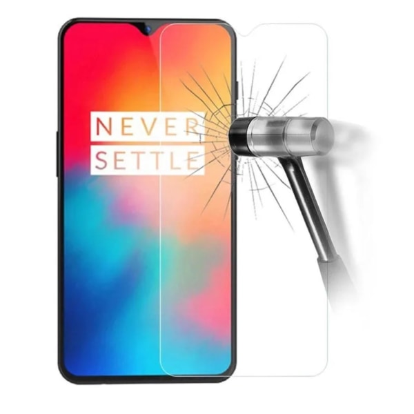 OnePlus 7 skærmbeskytter 9H passer til cover etui hovedtelefoner - Transparent OnePlus 7