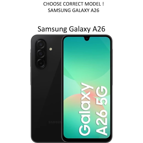 Samsung Galaxy A26 kuori kotelo Army V3 - Transparent Samsung A26