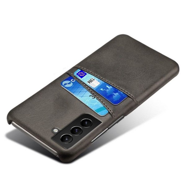 Korthållare Samsung S22+ skal mobilskal hål laddare hörlurar - Brun Samsung Galaxy S22 Plus