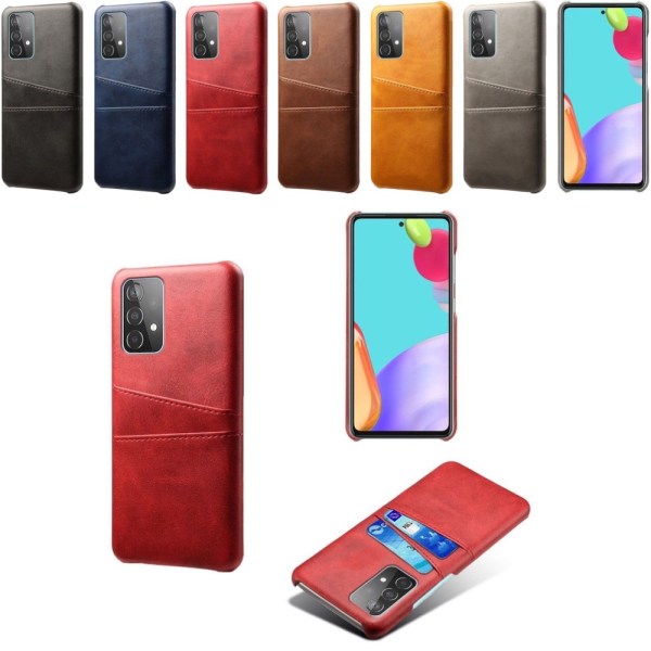 Samsung Galaxy A52/A52s korttikotelo - Punainen A52/A52s