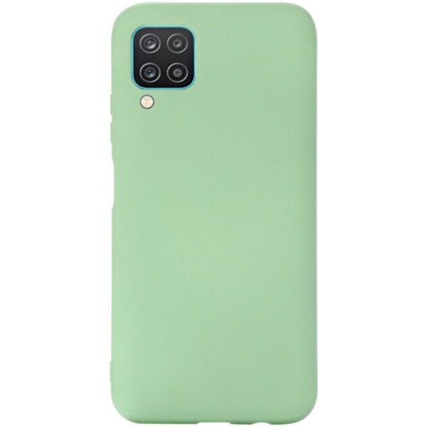 Silikone TPU etui Samsung A12 etui Mobilcover Skærmbeskytter Grøn - Green Galaxy A12