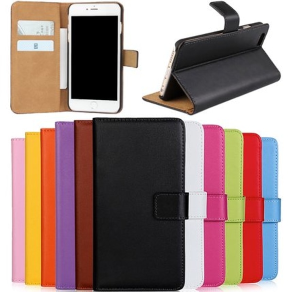 Iphone 6/6s/6+/6s+/7/7+/8/8+ pung etui cover - Gul Iphone 7+/8+