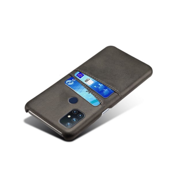 Korttipidike Oneplus Nord N10 -kuori mobiili kuorireikälaturi kuulokkeet - Black OnePlus Nord N10 5G