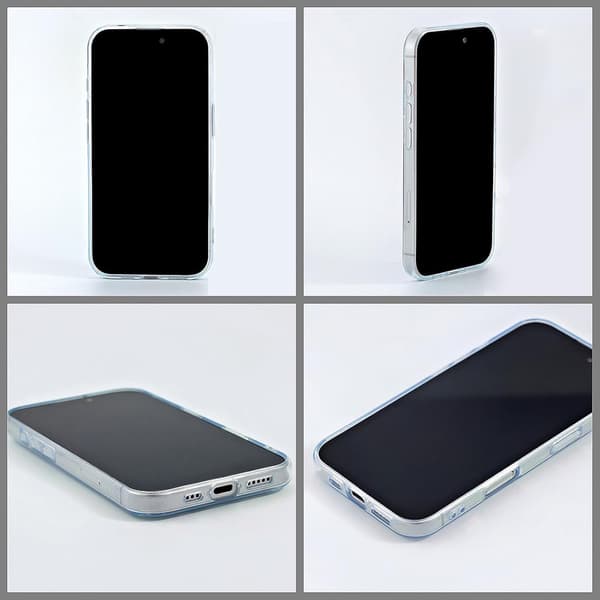 1SWEDEN kuori Iphone 16 Pro Max - korttipaikka TPU Transparent