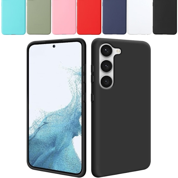 Samsung Galaxy S23 cover mobilskal silikone /  TPU - VÆLG: TURQUOISE  