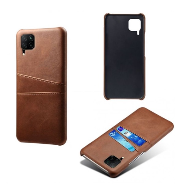 Huawei P40 lite 4G cover etui beskyttelse læder kort vis - Sort P40 lite 4G