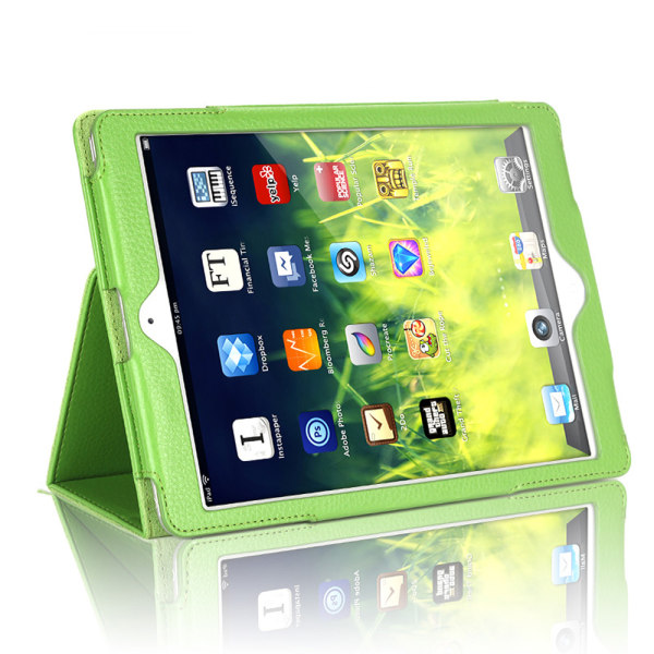 Ensfarvet enkelt cover til iPad Air, iPad Air 2, iPad 5, iPad 6 - Grøn Ipad Air 1/2 Ipad 9,7 Gen 5/6