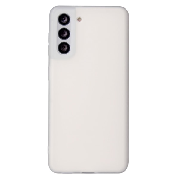 Silikonikotelo Samsung S21 FE kotelo mobiilikuoren näytönsuoja - Valitse: WHITE  