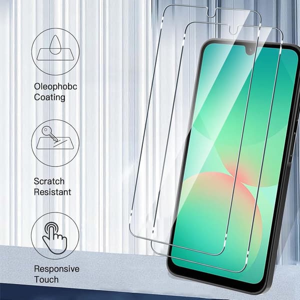 2-Pack Samsung Galaxy A26 Skärmskydd Härdat Glas Premium