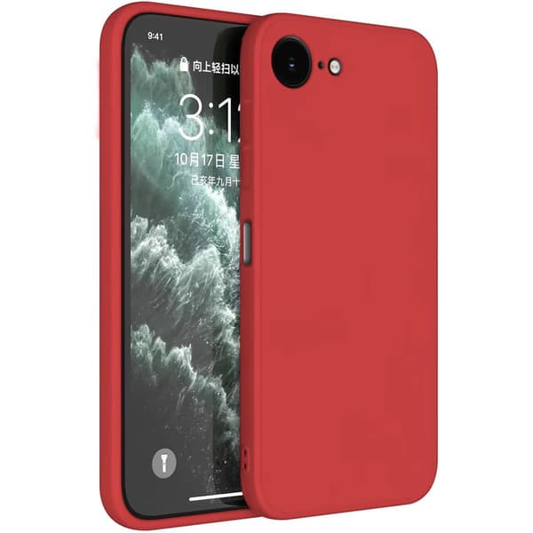 1SWEDEN Iphone 17e skal mobilskal TPU - VÄLJ: RÖD IPHONE 17E