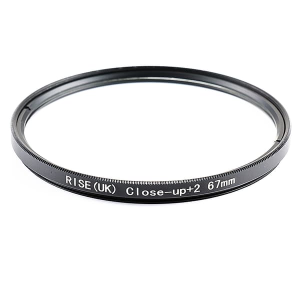 67 mm +2 close up- / makro- / närbildsfilter Svart