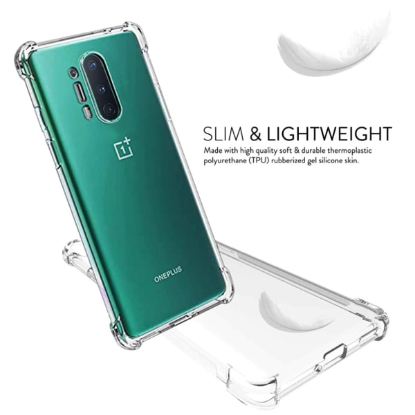 Army V3 select OnePlus 8Pro/8/7TPro/7Pro/7/6T skalbeskyttelse - Transparent OnePlus 6T