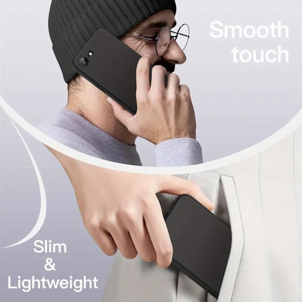 Iphone 16e skal mobilskal silikon / TPU - VÄLJ: MÖRK GRÖN IPHONE 16E