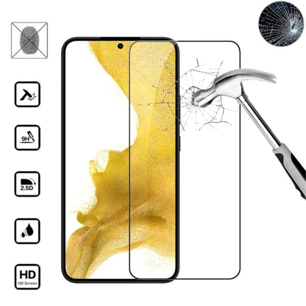 Samsung S22 skärmskydd 9H passar skal fodral hörlurar - VÄLJ:   1-PACK