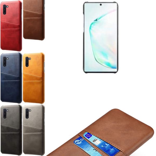 Samsung Galaxy Note 10 skal mobilskal hål åt laddare hörlurar - Ljusbrun / beige Note10