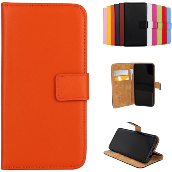 Samsung Galaxy S22 / S22Plus / S22Ultra Wallet Cover Case - Orange S22+