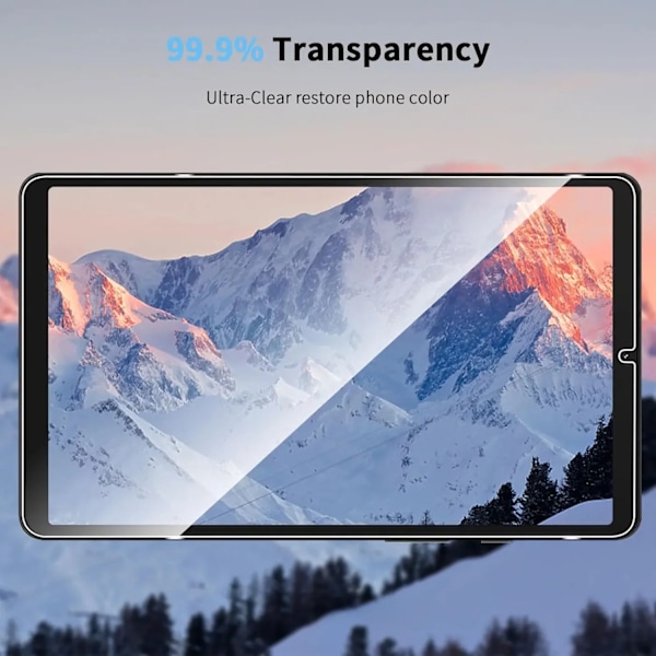 Samsung Galaxy Tab A9 skærmbeskytter hærdet glas 9H gennemsigtig  