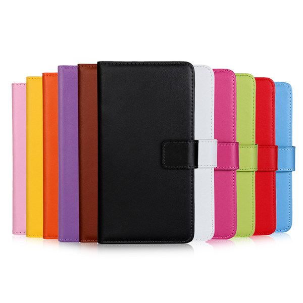 iPhone X/XS plånboksfodral plånbok fodral skal skydd kort rosa - Rosa iPhone X/XS