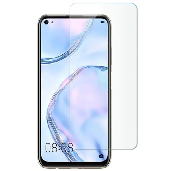 Huawei P40 lite 4G skärmskydd 9H passar skal fodral hörlurar - Transparent Huawei P40 lite