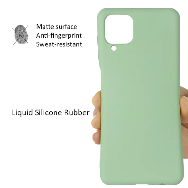 Silikon TPU kuori Samsung A12 -kotelo suojakalvo punainen - Red Galaxy A12