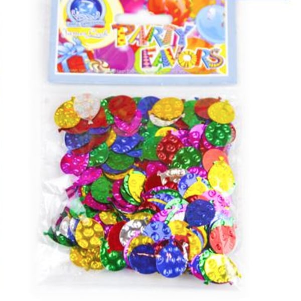 15 gram konfetti ballonger dekoration fest kalas Mixade färger
