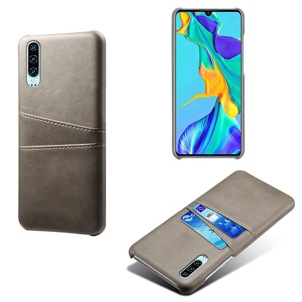 Huawei P30 skal kort - Lysebrun / beige Huawei P30