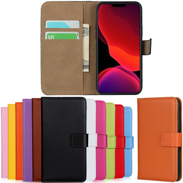 iPhone 13 Pro Max lompakkokotelo lompakko kotelo kuori kortti ruskea - Ruskea iPhone 13 Pro Max