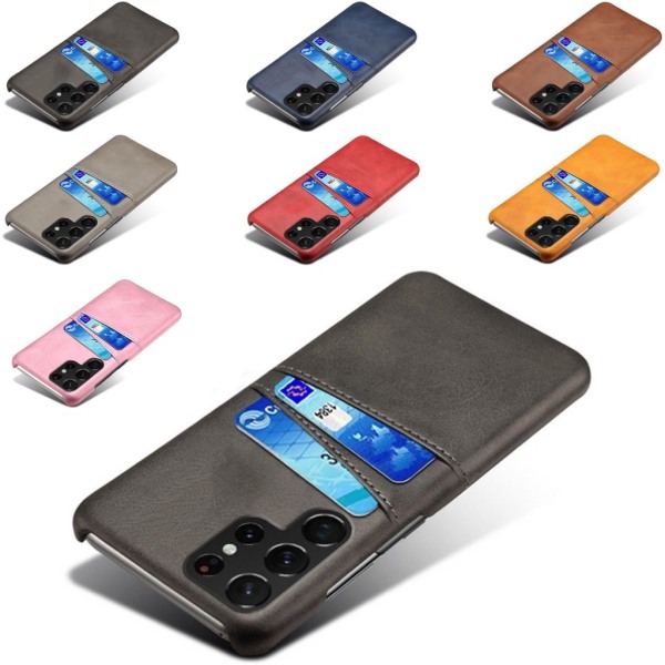 Korttiteline Samsung S23 Ultra -suojus mobiilisuojus laturikuulokkeissa - Black Samsung Galaxy S23 Ultra
