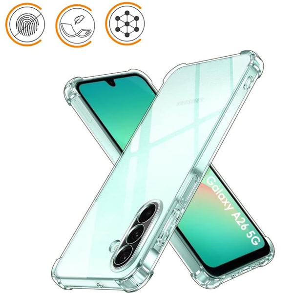 Samsung Galaxy A26 kuori kotelo Army V3 - Transparent Samsung A26