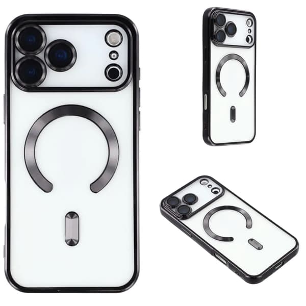 iPhone 17 Pro -kuori MagSafe Transparent / black Iphone 17 Pro
