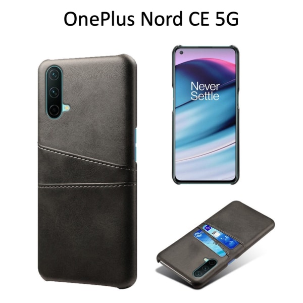 Kortholder OnePlus Nord CE 5G shell cover hul oplader hovedtelefoner - Black OnePlus Nord CE 5G