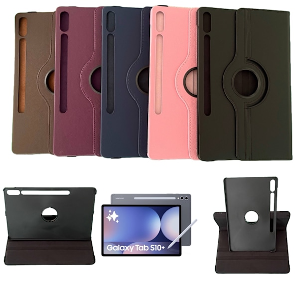 Samsung Galaxy Tab S10 Plus fodral skal - Svart Svart
