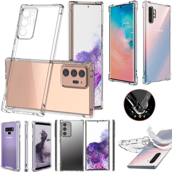 Samsung Galaxy Note20/Note10/Note9/Note8 kuori - Transparent Note 20 Samsung Galaxy