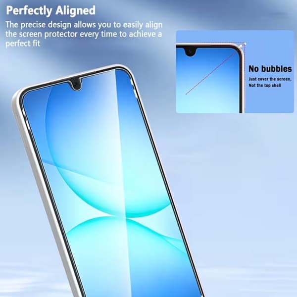 2-Pack Samsung Galaxy A17 Skärmskydd Härdat Glas Premium