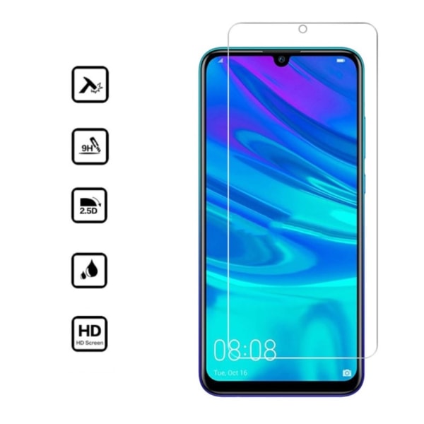 Huawei P Smart 2019 näytönsuoja 9H sopii kuorikuulokkeisiin - Transparent Huawei P Smart (2019)