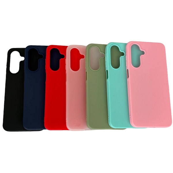 Silikone TPU cover Samsung A26/A265G etui mobilcover skærmbeskyttelse - Turquoise Samsung Galaxy A26