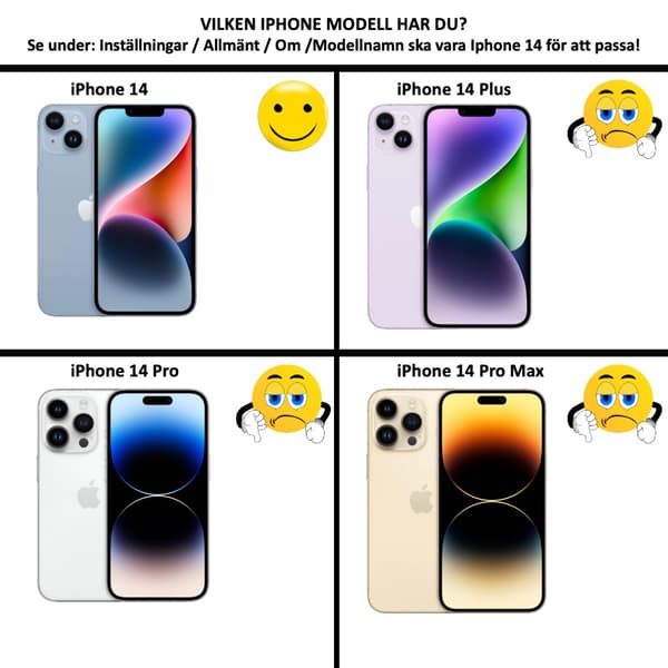 iPhone 14 plånboksfodral plånbok fodral skal skydd kort röd - Röd Iphone 14