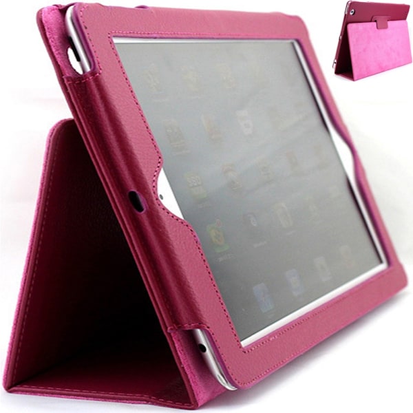 Ipad 2/Ipad 3/Ipad 4 -kotelo Tummanpunainen cerise Ipad 2/3/4 vuodelta 2011/2012 ei Air