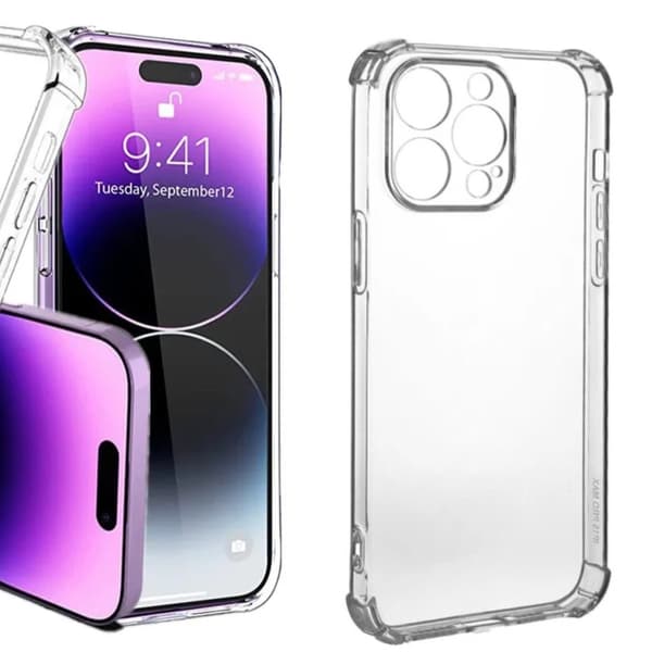 Iphone 15 Pro skal etui Army V3 Transparent Iphone 15 Pro