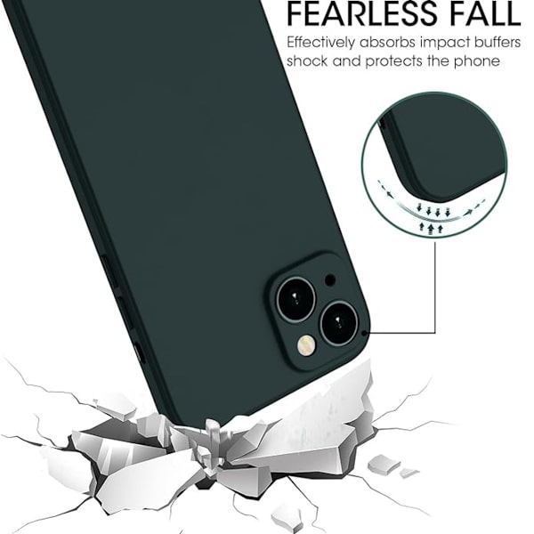 iPhone 15 Pro/ProMax/Plus kuori matkapuhelinkuori kotelo TPU - VALITSE: Tummanvihreä IPHONE 15 PRO MAX