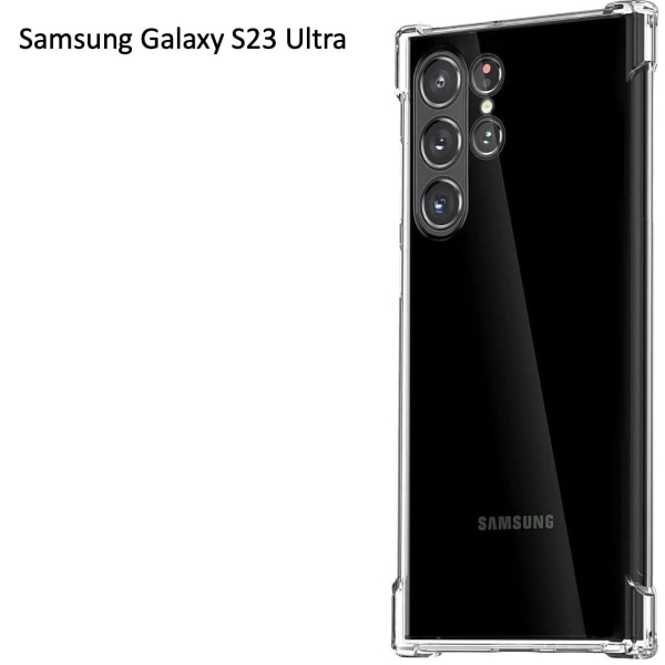 Samsung Galaxy S23/S23Ultra etui mobiltelefon cover Army V3 - TRANSPARENT SAMSUNG S23