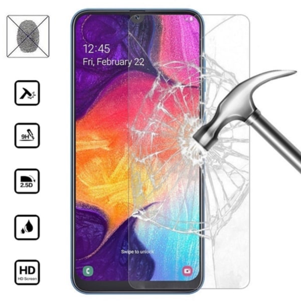 Näytönsuoja Samsung A20e/A70/A50/A40/A10/J6 kuori Galaxy 2kpl - Transparent SAMSUNG A70