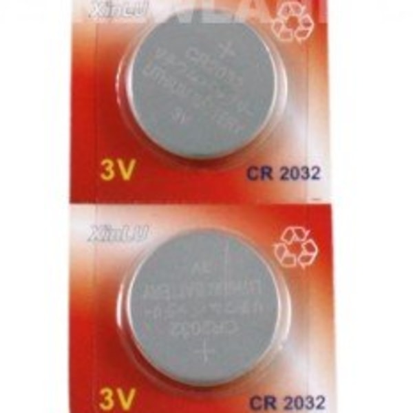 2-pack batteri 2032 2032