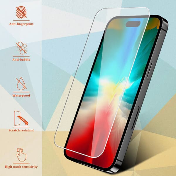 Iphone 15 Pro/Plus/ProMax skærmbeskyttelse Premium - IPHONE 15 PLUS 3 PCS