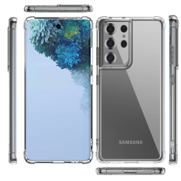 Samsung Galaxy S21 Ultra kotelo Army V3 läpinäkyvä