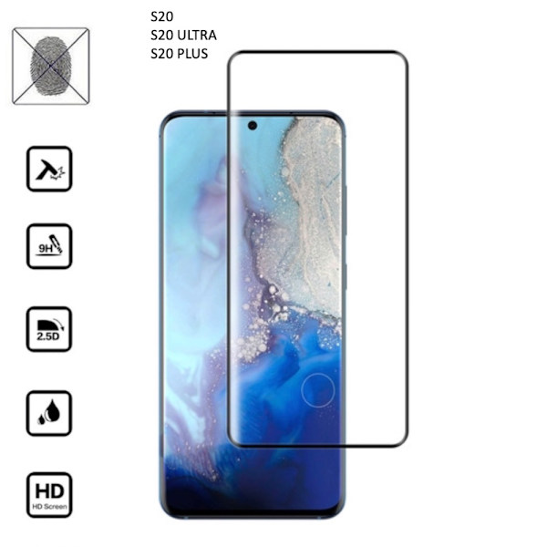 Skärmskydd Samsung Galaxy S10/S20 Ultra/Plus/E skal - Transparent S20 ULTRA