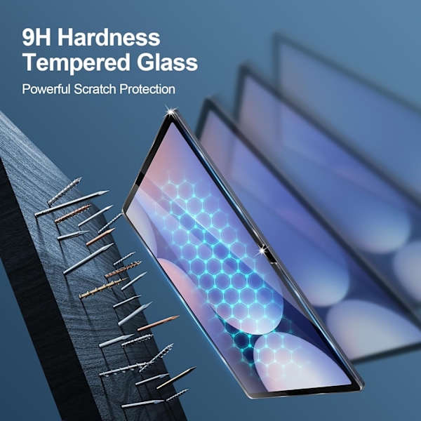 Samsung Galaxy Tab S10+ Plus skärmskydd härdat glas 9H transparent  