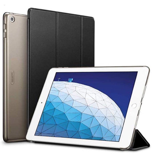 Alla modeller iPad fodral skal skydd tri-fold plast svart - Svart Ipad 10.9 gen 10 2022