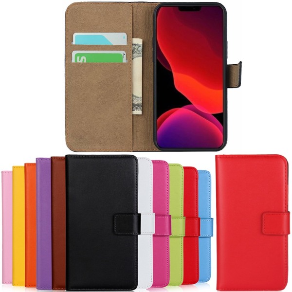 iPhone 13 Pro Max plånboksfodral plånbok fodral skal kort rosa - Rosa iPhone 13 Pro Max